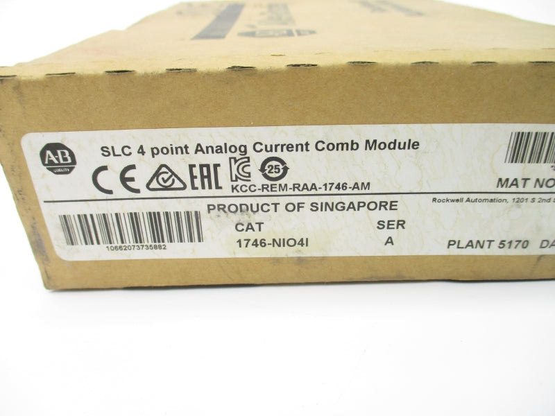 ALLEN BRADLEY 1746-NIO41 SER. A 10VDC NSMP