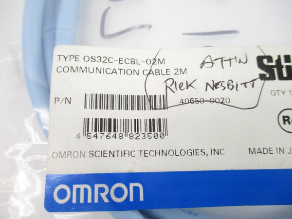 OMRON OS32C-ECBL-02M 40650-0020 2M NSMP