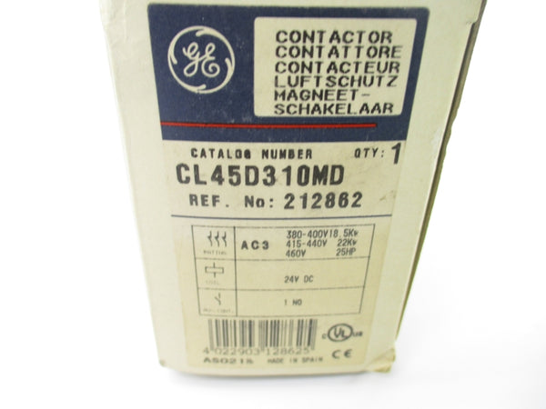 GENERAL ELECTRIC CL45D310MD 212862 24VDC 55A NSMP