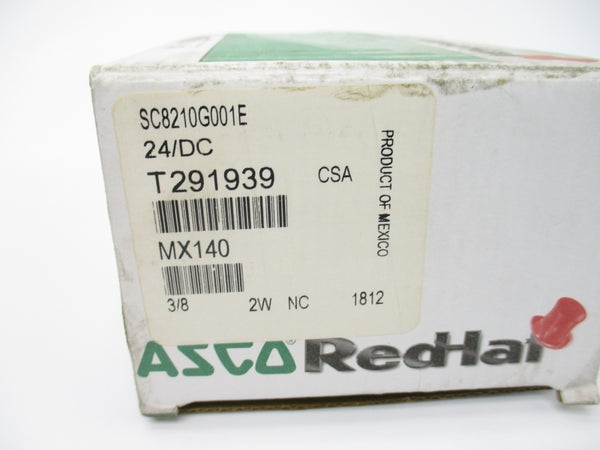 ASCO SC8210G001E 24VDC 5-125PSI 3/8" NSMP