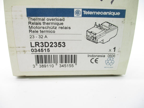 TELEMECANIQUE LR3D2353 600V 23-32A NSMP