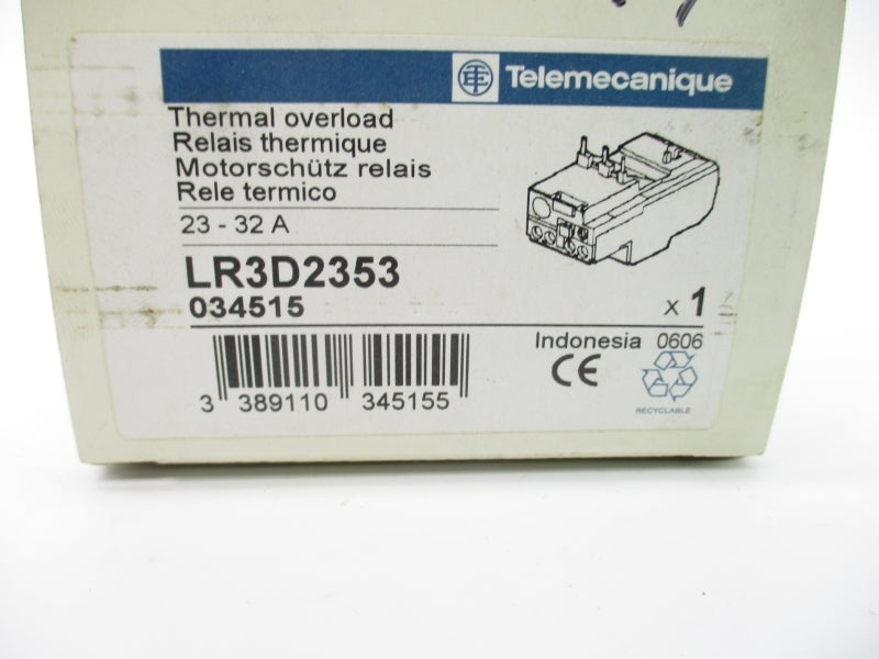 TELEMECANIQUE LR3D2353 600V 23-32A NSMP