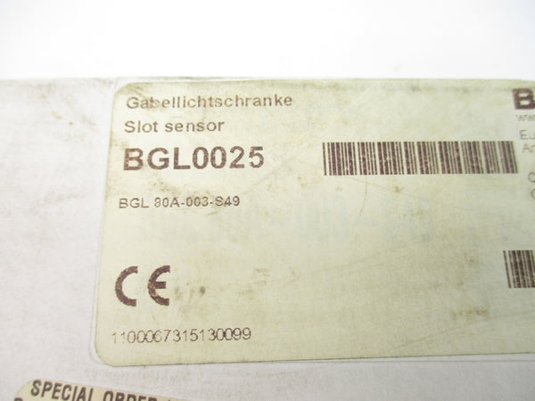 BALLUFF BGL0025 BGL80A-003-S49 10-30VDC NSMP