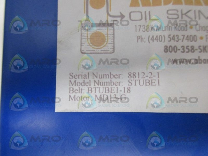 ABANAKI STUBE1 TUBE OIL SKIMMER UNMP