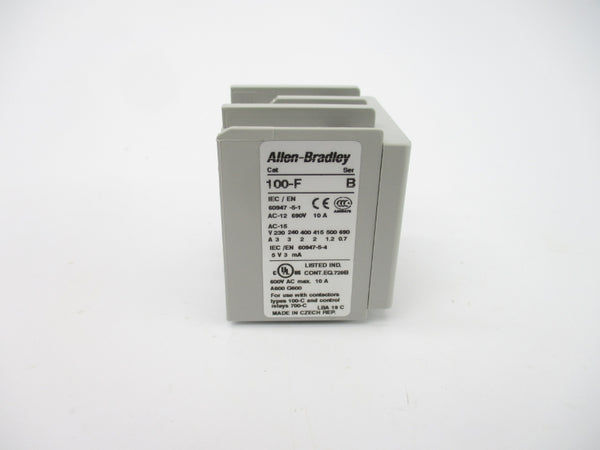 ALLEN BRADLEY 100-FAB31 SER. B 600VAC 10A (WH) NSMP