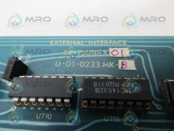 AJAX MAGNETHERMIC 72086A01 U-01-233MK-B EXTERNAL INTERFACE CARD NSNP