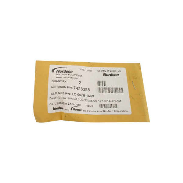 NORDSON 7428398 LC-067H-1MW (PKG OF 2) NSMP