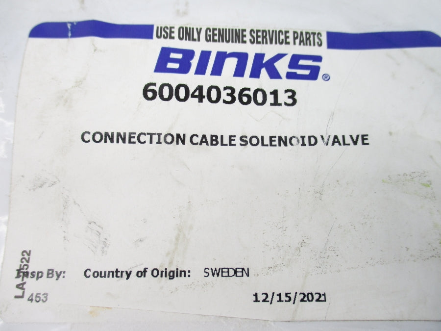 BINKS 6004036013 NSMP