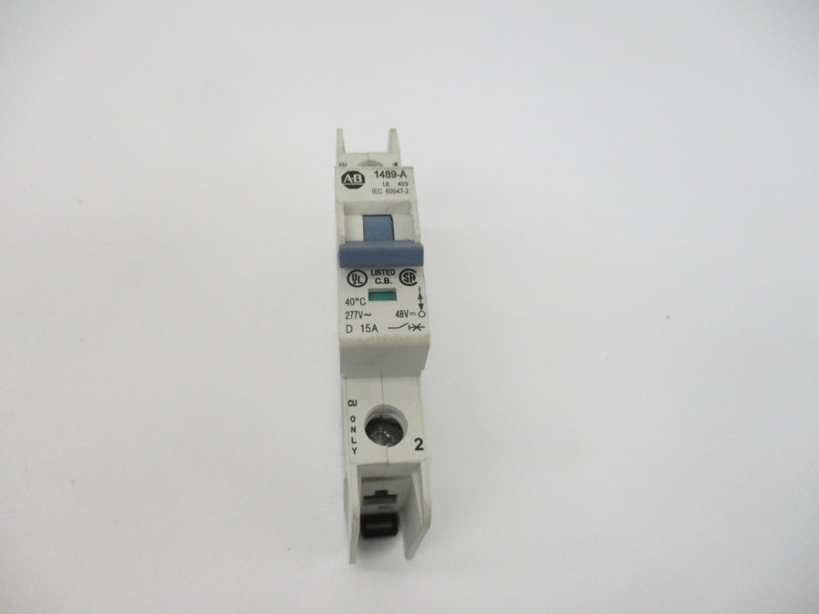 ALLEN BRADLEY 1489-A1D150 SER. A 277VAC 15A (PKG OF 2) NSMP