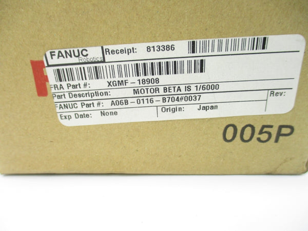 FANUC A06B-0116-B704#0037 200-240V 2.6A NSMP
