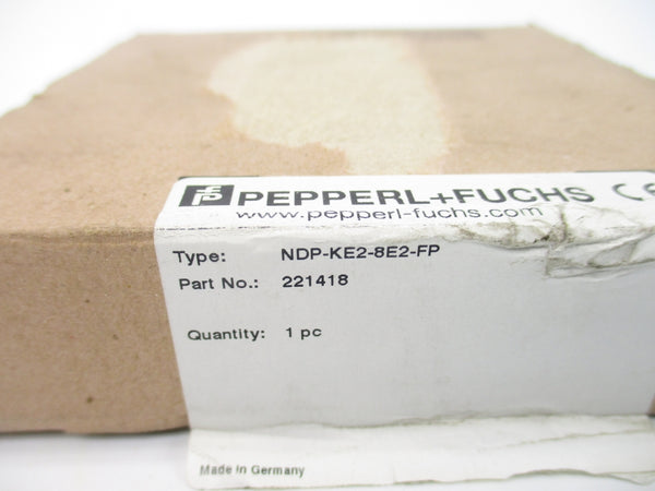 PEPPERL+FUCHS NDP-KE2-8E2-FP 221418 24VDC NSMP