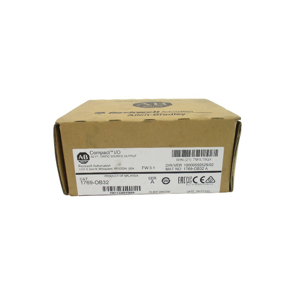 ALLEN BRADLEY 1769-OB32 SER. A F/W 3.1 24VDC DATE: 2017 NSFS