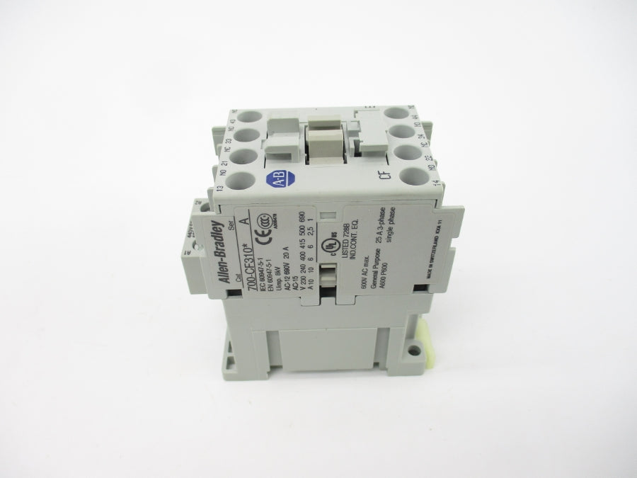 ALLEN BRADLEY 700-CF310B SER. A 440/480V (BR/WH) NSMP