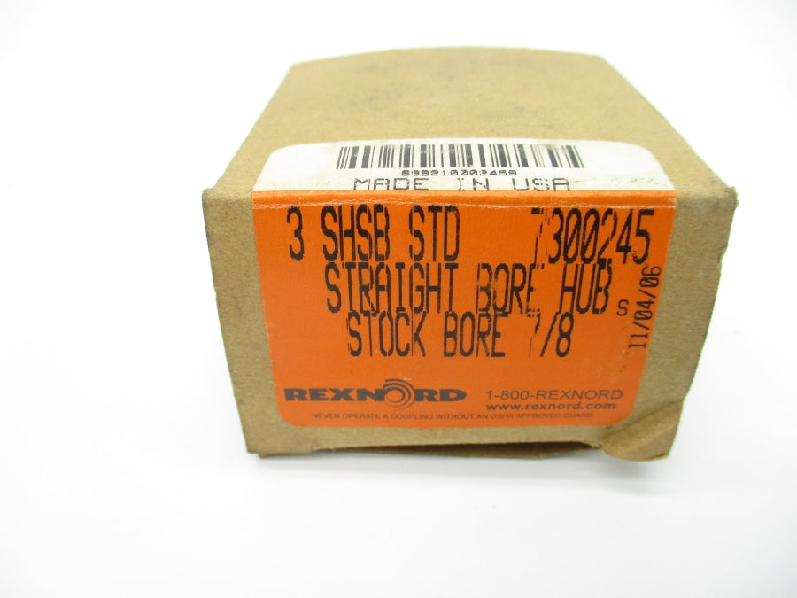 REXNORD 7300245 3SHSBSTD 7/8" NSMP