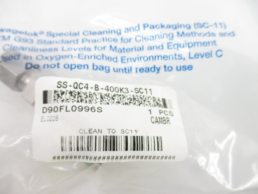 SWAGELOK SS-QC4-B-400K3-SC11 NSMP