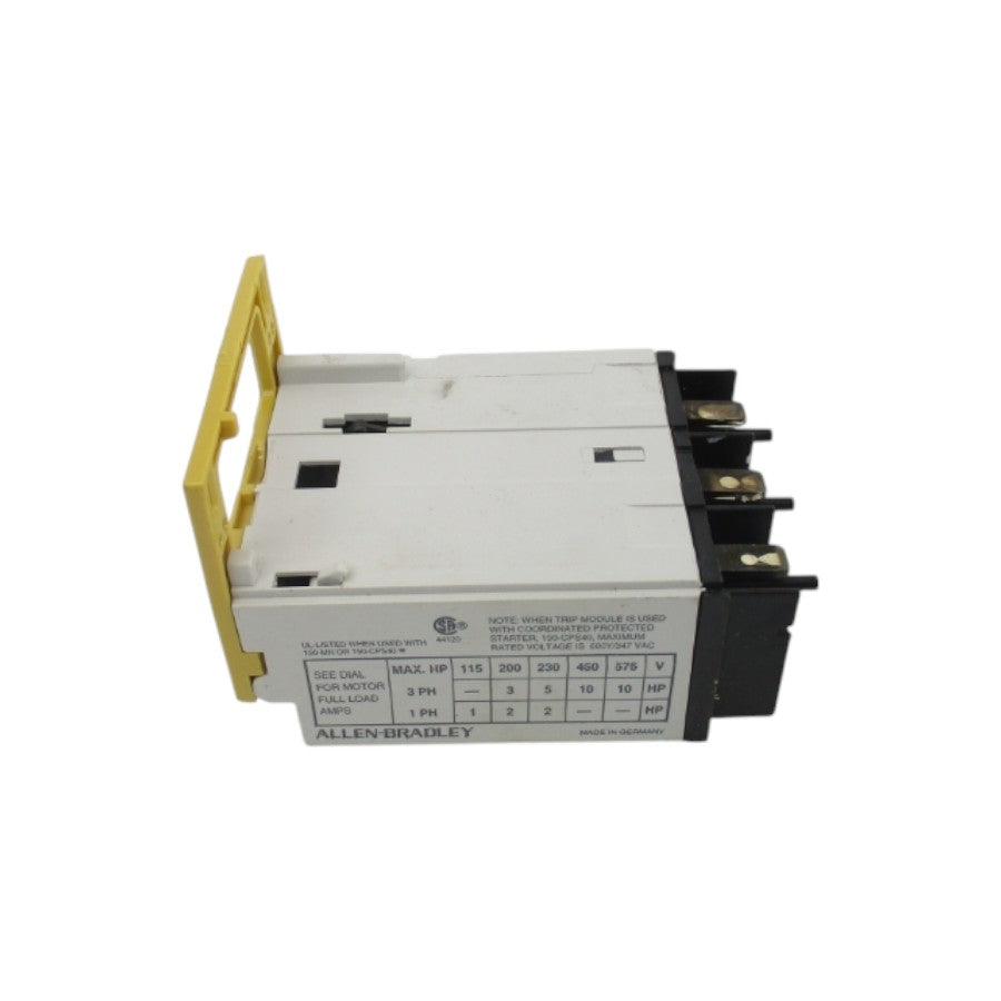 ALLEN BRADLEY 190-P160 SER. A 600VAC 10-16A NSNP