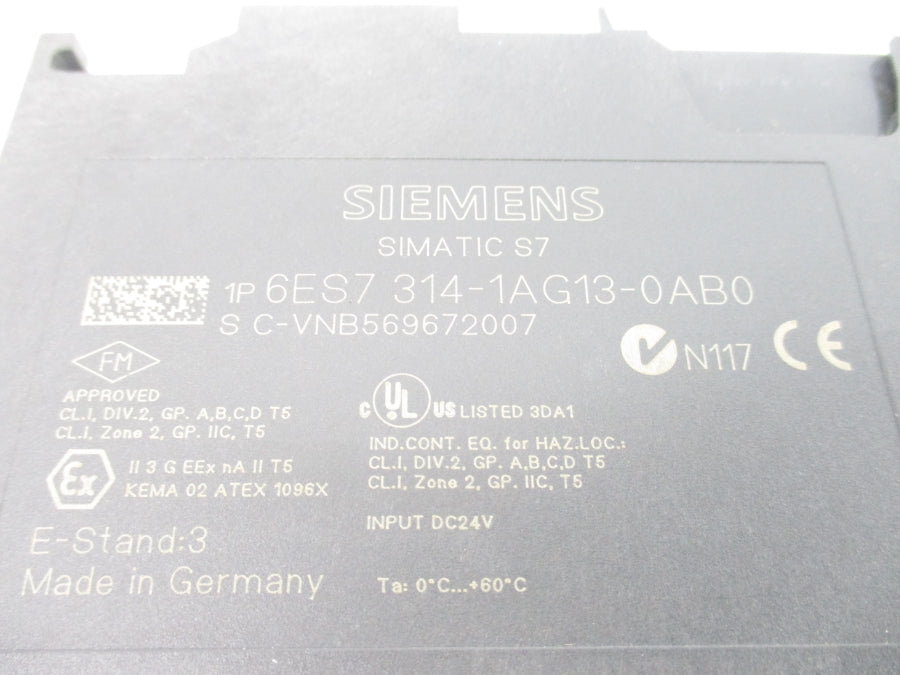 SIEMENS 6ES7314-1AG13-0AB0 NSNP