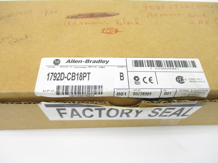 ALLEN BRADLEY 1792D-CB18PT SER. A 25VDC 8A REV. B01 NSMP
