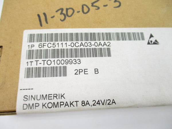 SIEMENS 6FC5111-0CA03-0AA2 24V 2A NSFS