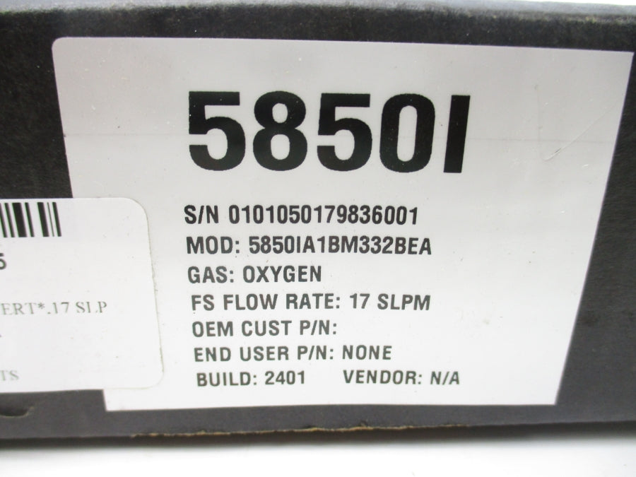 BROOKS INSTRUMENTS 5850IA1BM332BEA 5850I 17SLPM NSMP