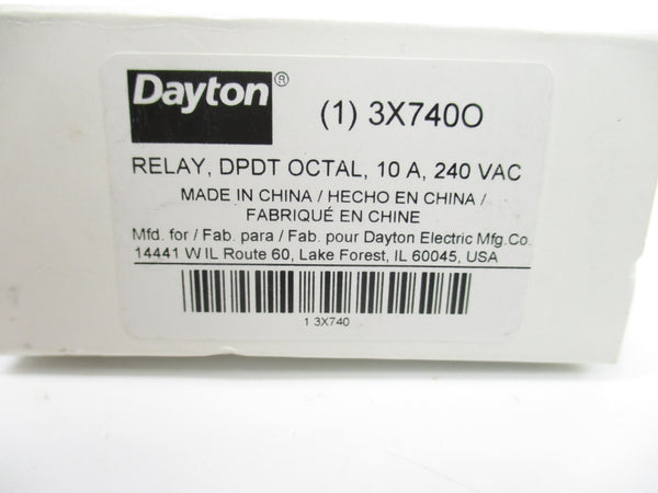 DAYTON 3X740O 240VAC 10A NSMP