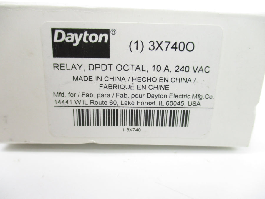 DAYTON 3X740O 240VAC 10A NSMP