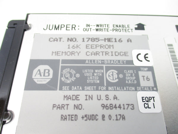 ALLEN BRADLEY 1785-ME16 SER. A 5VDC 0.17A NSNP