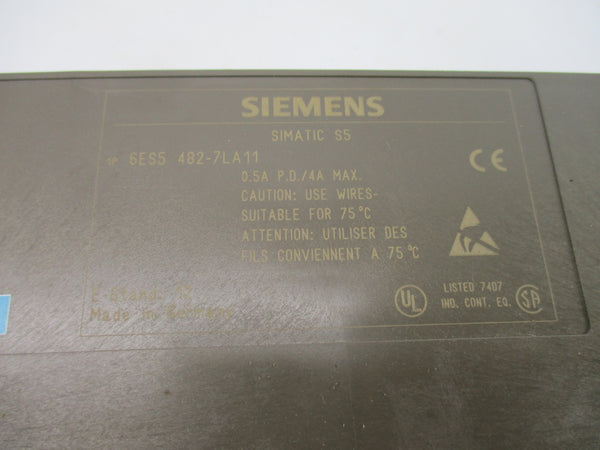 SIEMENS 6ES5482-7LA11 0.5A NSNP