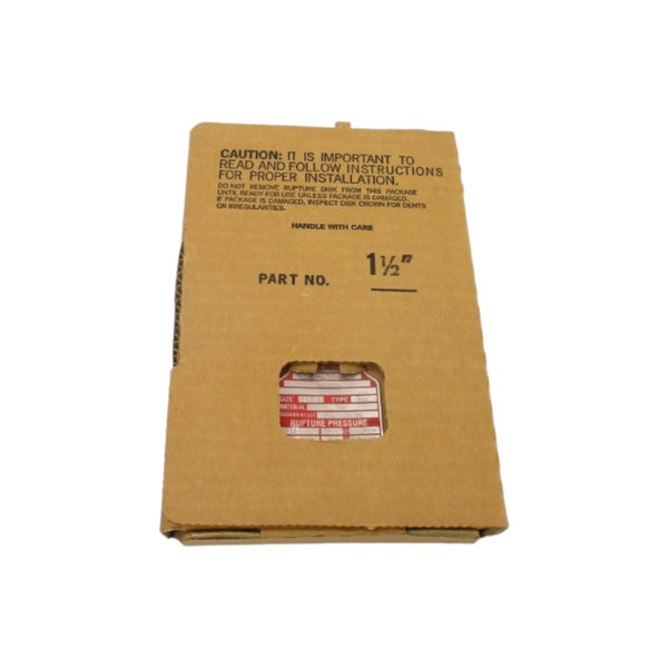 BS&B SAFETY SYSTEMS 97071006-10 112PSI 1-1/2" NSMP