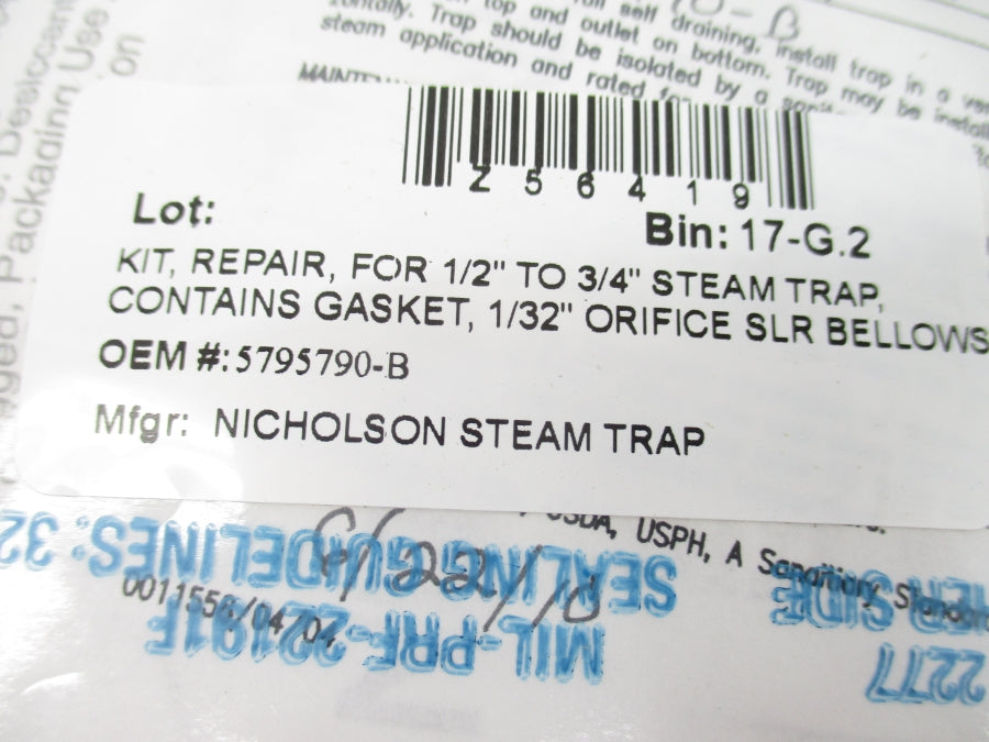 NICHOLSON 5795790-B NSMP