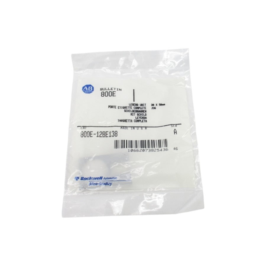 ALLEN BRADLEY 800E-12BE138 SER. A NSMP