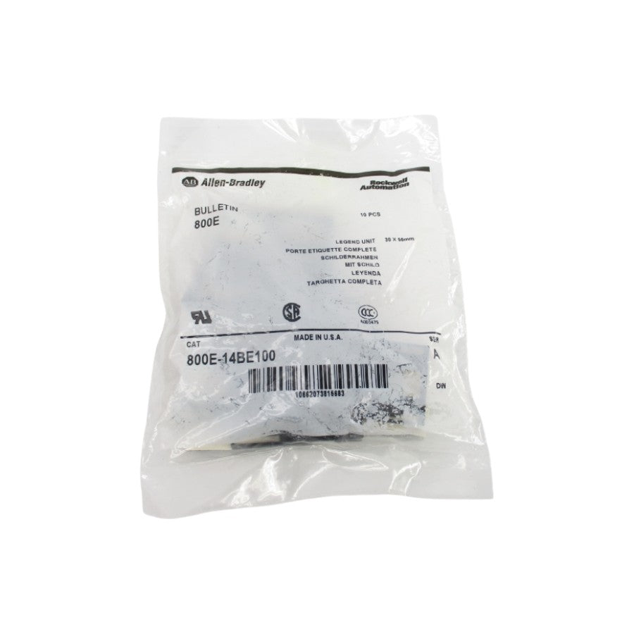 ALLEN BRADLEY 800E-14BE100 SER. A (PKG OF 10) NSMP