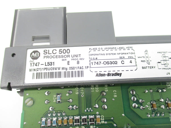 ALLEN BRADLEY 1747-L531 SER. E F/W 4 24VDC (NO DOOR/ NO KEY) NSNP