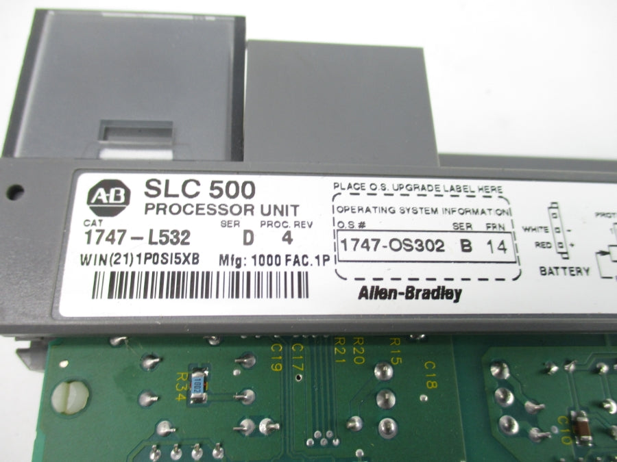 ALLEN BRADLEY 1747-L532 SER. D F/W 14 24VDC (NO DOOR/ NO KEY) NSNP