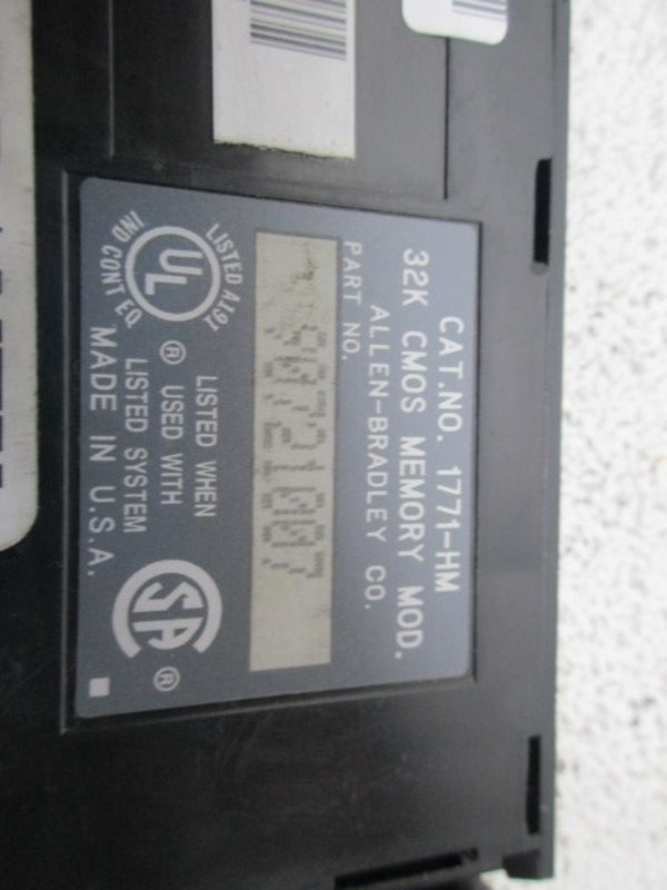 ALLEN BRADLEY 1771-HM MEMORY MODULE NSNP