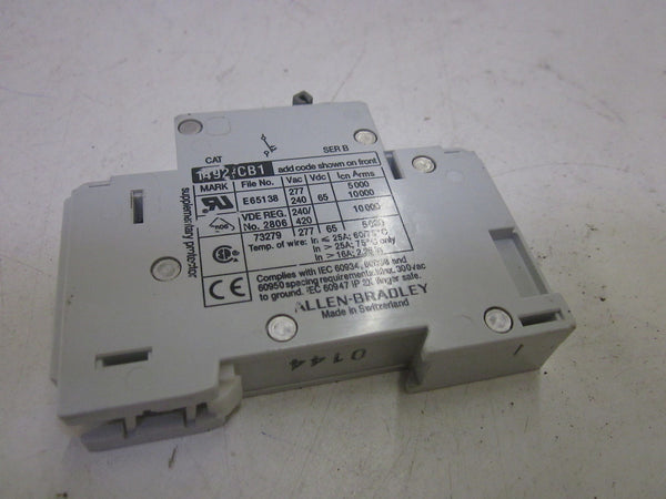 ALLEN BRADLEY 1492-CB1G100 SER. B CIRCUIT BREAKER 10A NSNP