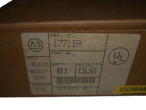 ALLEN BRADLEY 1771-IA REMAN NSMP
