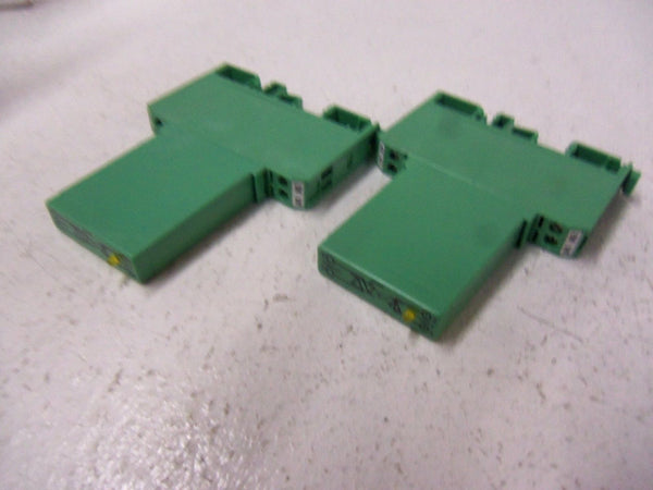 LOT OF 2 PHOENIX CONTACT POWER OPTO COUPLER EMG12-OV-5DC/240AC/1 UNMP