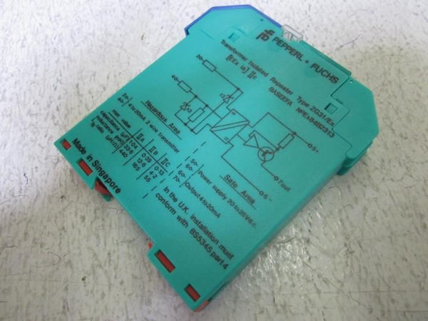LOT OF 3 PEPPERL+FUCHS ZG31/EX TRANSFORMER ISOLATED REPEATER NSMP