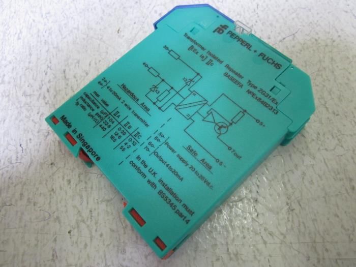 LOT OF 3 PEPPERL+FUCHS ZG31/EX TRANSFORMER ISOLATED REPEATER NSMP