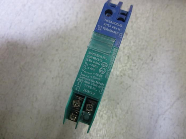 LOT OF 3 PEPPERL+FUCHS ZG31/EX TRANSFORMER ISOLATED REPEATER NSMP