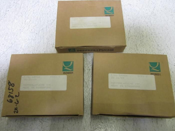 LOT OF 3 PEPPERL+FUCHS ZG31/EX TRANSFORMER ISOLATED REPEATER NSMP