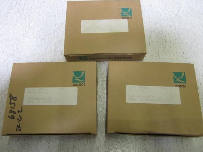 LOT OF 3 PEPPERL+FUCHS ZG31/EX TRANSFORMER ISOLATED REPEATER NSMP