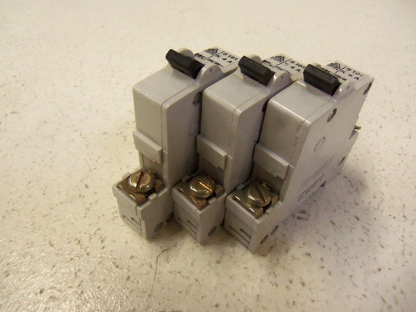 LOT OF 3 STOTZ-KONTAKT CIRCUIT BREAKER  S181-K4A UNMP