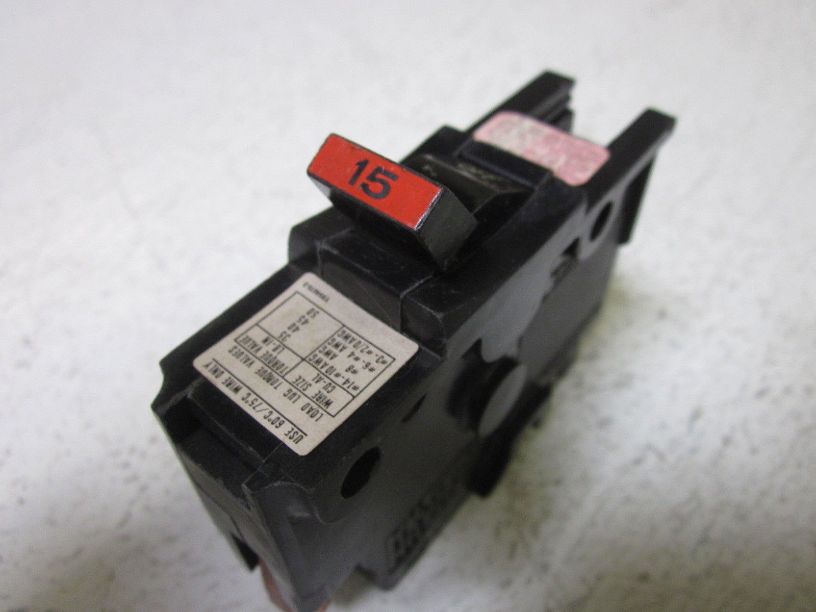LOT OF 40 FEDERAL PACIFIC NASWD115 CIRCUIT BREAKER UNMP