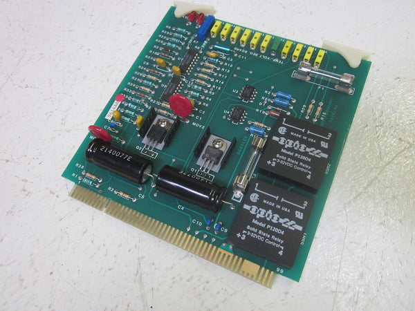 MARKEM 0670463 TEMP. VOLT VOLTAGE REGULATOR PC BOARD UNMP