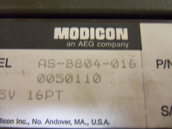 AEG MODICON AS-B804-016 OUTPUT MODULE  UNMP