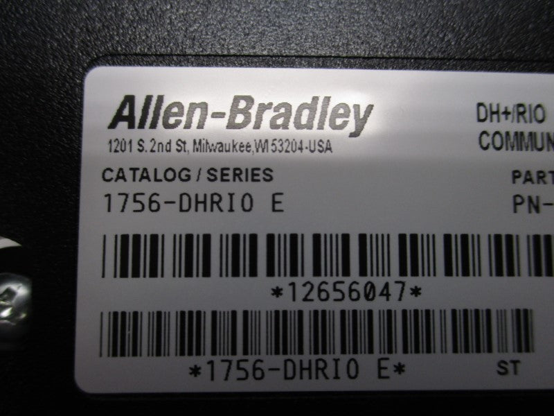 ALLEN BRADLEY 1756-DHRIO COMMUNICATION INTERFACE SER. E F/W 7.2  NSNP