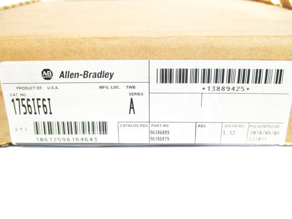 ALLEN BRADLEY 1756-IF6I 24VDC F/W 1.12 SER. A NSMP