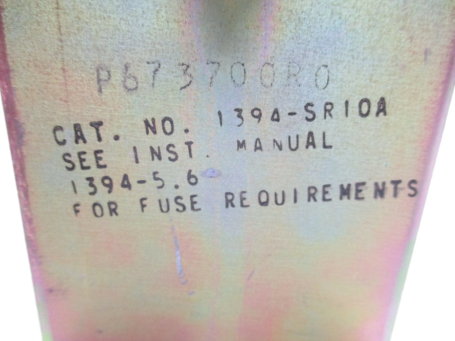 ALLEN BRADLEY 1394-SR10A  (AS PICTURED) UNMP